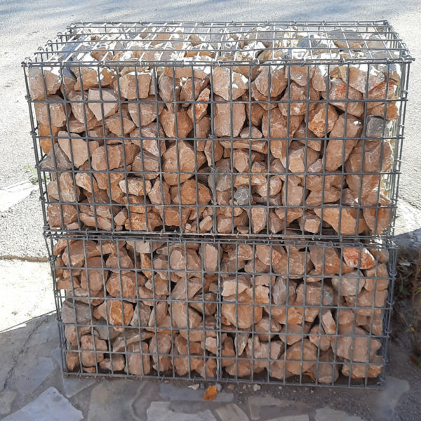 Gabion avec pierres vibrées - Var Matériaux